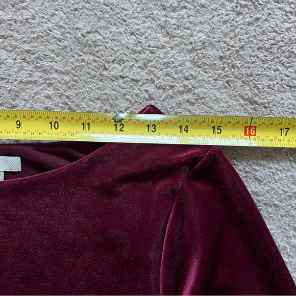 Boden Abigail Stretch Velvet Fit & Flare Velour Dress Women’s Size 6P - Picture 3 of 9